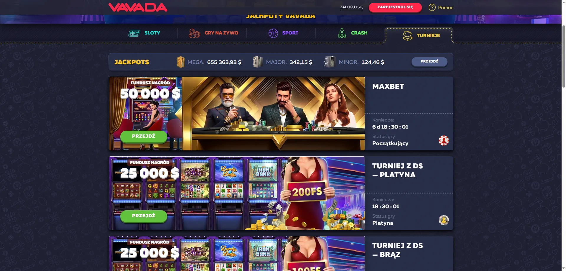 Bonusy Vavada Casino 2026 – 100 free spinów i bonus powitalny do 4000 zł