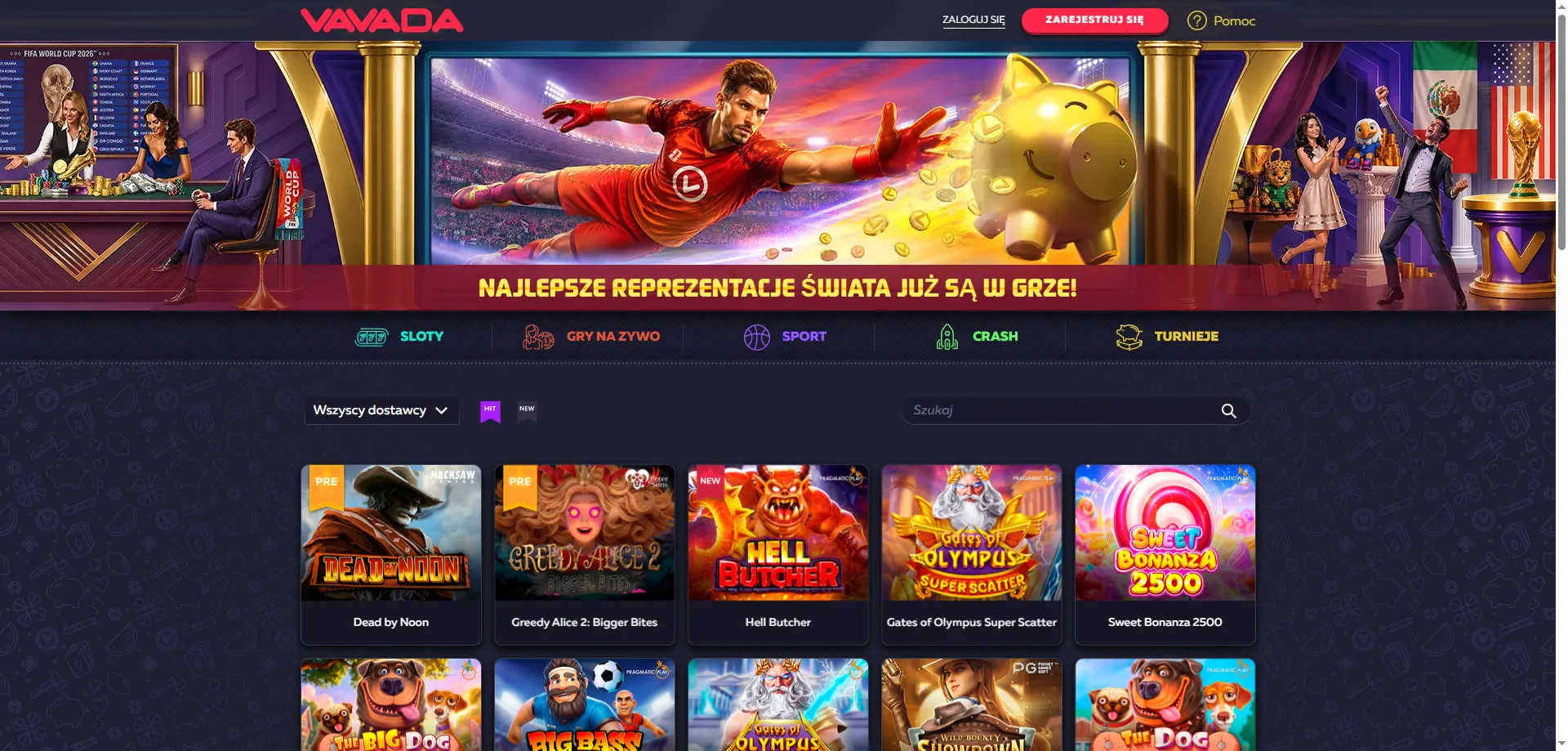 Vavada Casino strona główna – recenzja kasyna online dla graczy z Polski